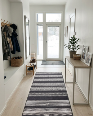 Hestia harmaa käytävämatto 80 cm