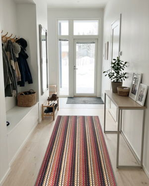 Jolly ruskea käytävämatto leveys 80cm