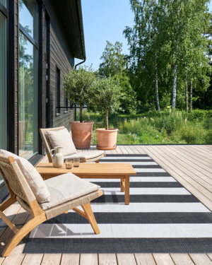 Lyon Stripe 5229 black 160x230cm