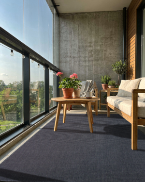 Nature Stardust Antrasiitti 4506 0096 helppohoitoinen mittatilausmatto