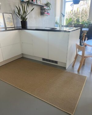 Sisalmatto Boucle kitti 8045 mittatilausmatto